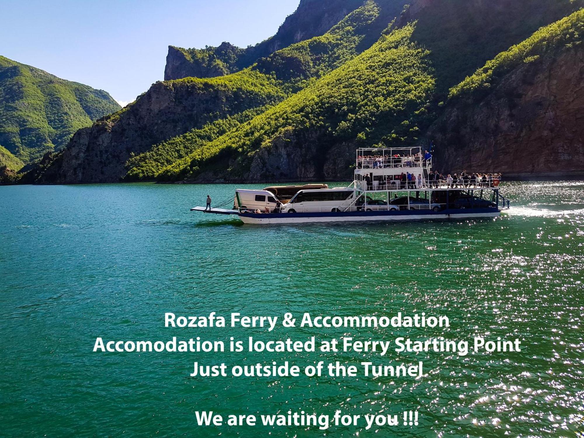 Rozafa Ferry & Accommodation Koman Экстерьер фото